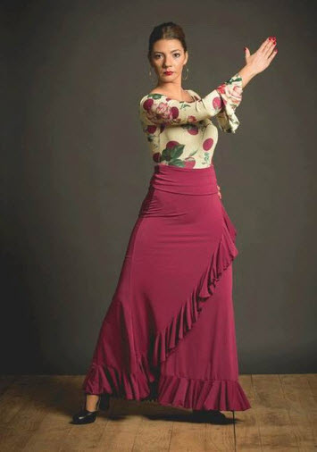 Flamenca Davedans Valoria para Online - Falda flamenco