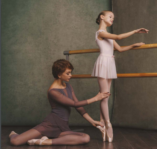 Qué vestuario lleva una bailarina de ballet clásico?