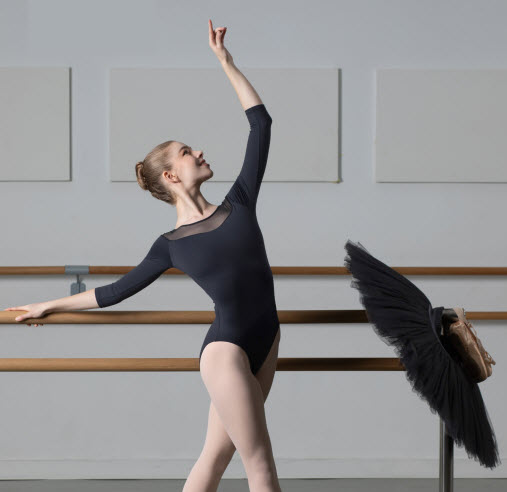 Maillot niña encaje espalda  Bloch - Maillot Ballet niña