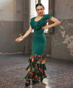 Falda Baile Flamenco Davedans AUREOLA